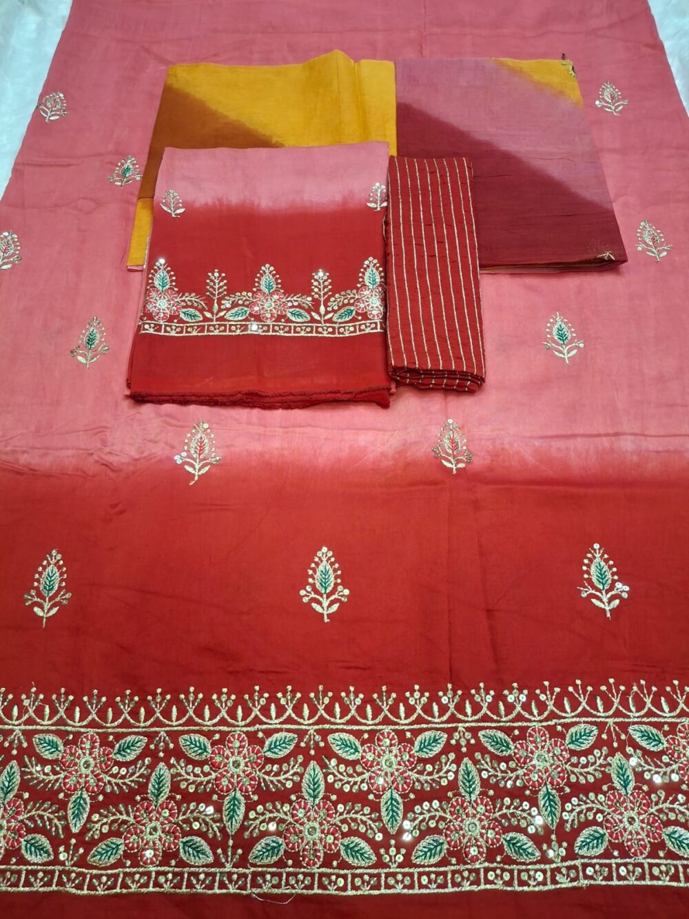 🌸 Cotton Rajputi Boutique Poshak | Two-Dye Don | Coding Work | Magji Included | With Jod & Sharbati Odna 🌸 - Image 5