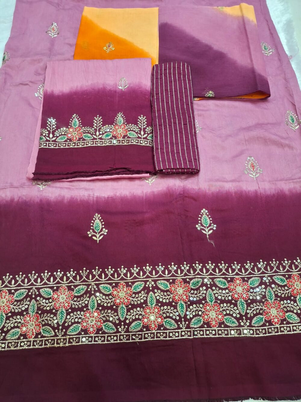 🌸 Cotton Rajputi Boutique Poshak | Two-Dye Don | Coding Work | Magji Included | With Jod & Sharbati Odna 🌸 - Image 6