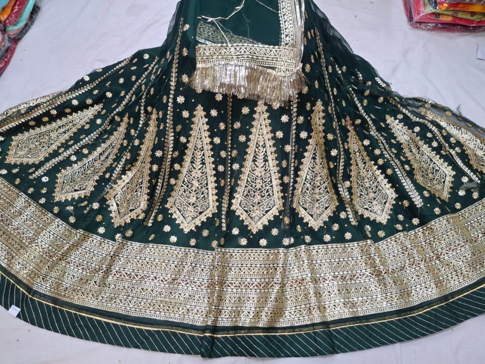 🌸 Heavy Kundan Rajputi Poshak | Chiffon Material | Heavy Jod & Odna 🌸 - Image 5