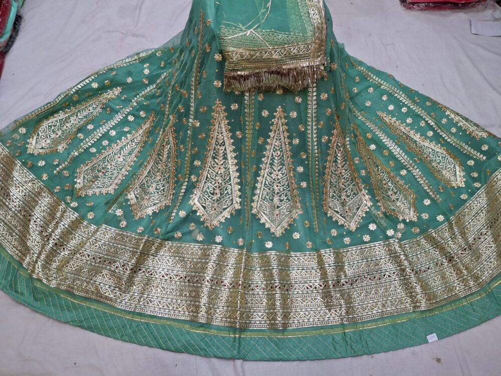 🌸 Heavy Kundan Rajputi Poshak | Chiffon Material | Heavy Jod & Odna 🌸 - Image 4